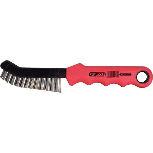 KS-Tools 201.2321 Bremssattel-Drahtbürste 2-reihig 