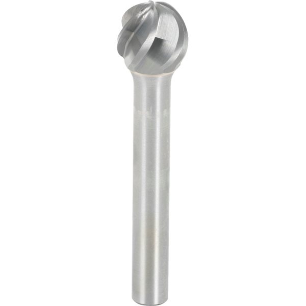 KS-Tools 515.3294 Frässtift Alu Form KUD / Kugelfo rm1210/6, 12x10x50mm