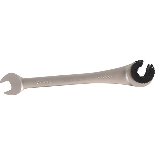 BGS 30841 Ratchet Wrench, open, 11 mm 