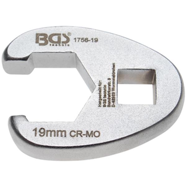 BGS 1756-19 Crowfoot Spanner, 10 mm (3/8") Drive, 19 mm