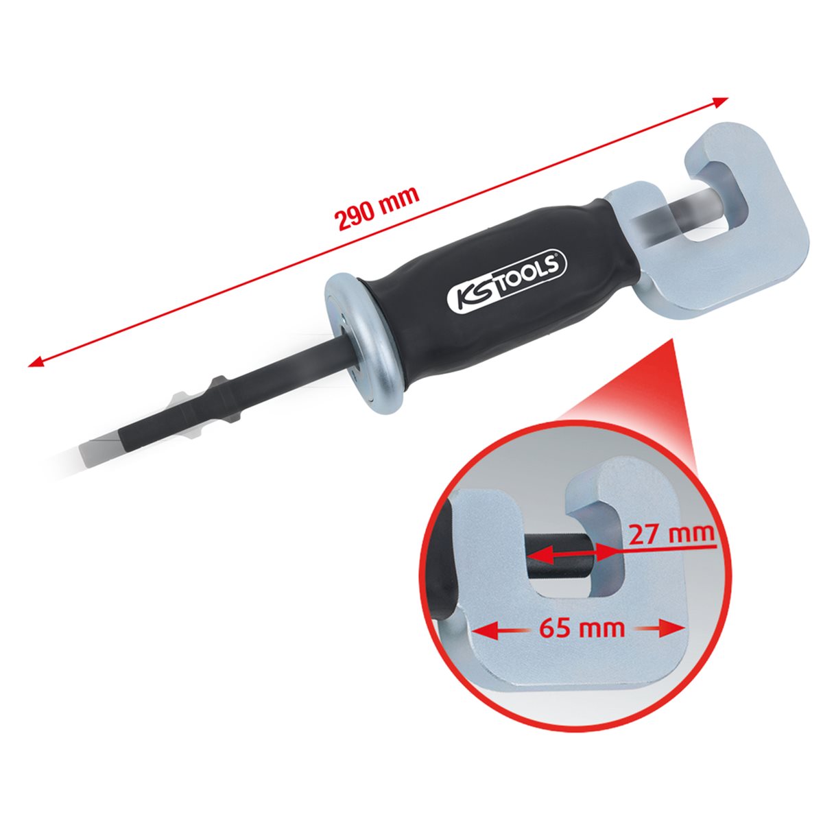 KS-Tools 150.1608 Vibro-Power Lösewerkzeug für Spu rstangen