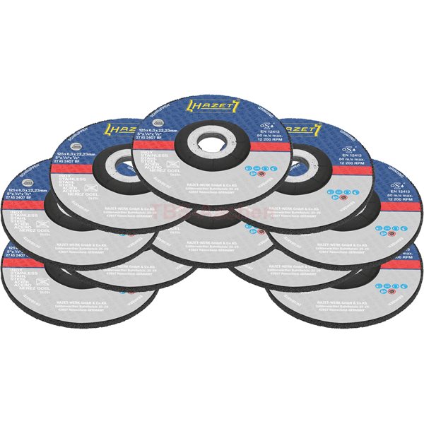 Hazet 9233-011/10 Grinding wheel set 10 pcs