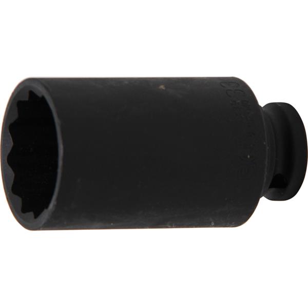 BGS 5339 Kraft-Steckschlüssel-Einsatz Zwölfkant, A ntrieb Innenvierkant 12,5 mm (1/2"), SW 33 mm