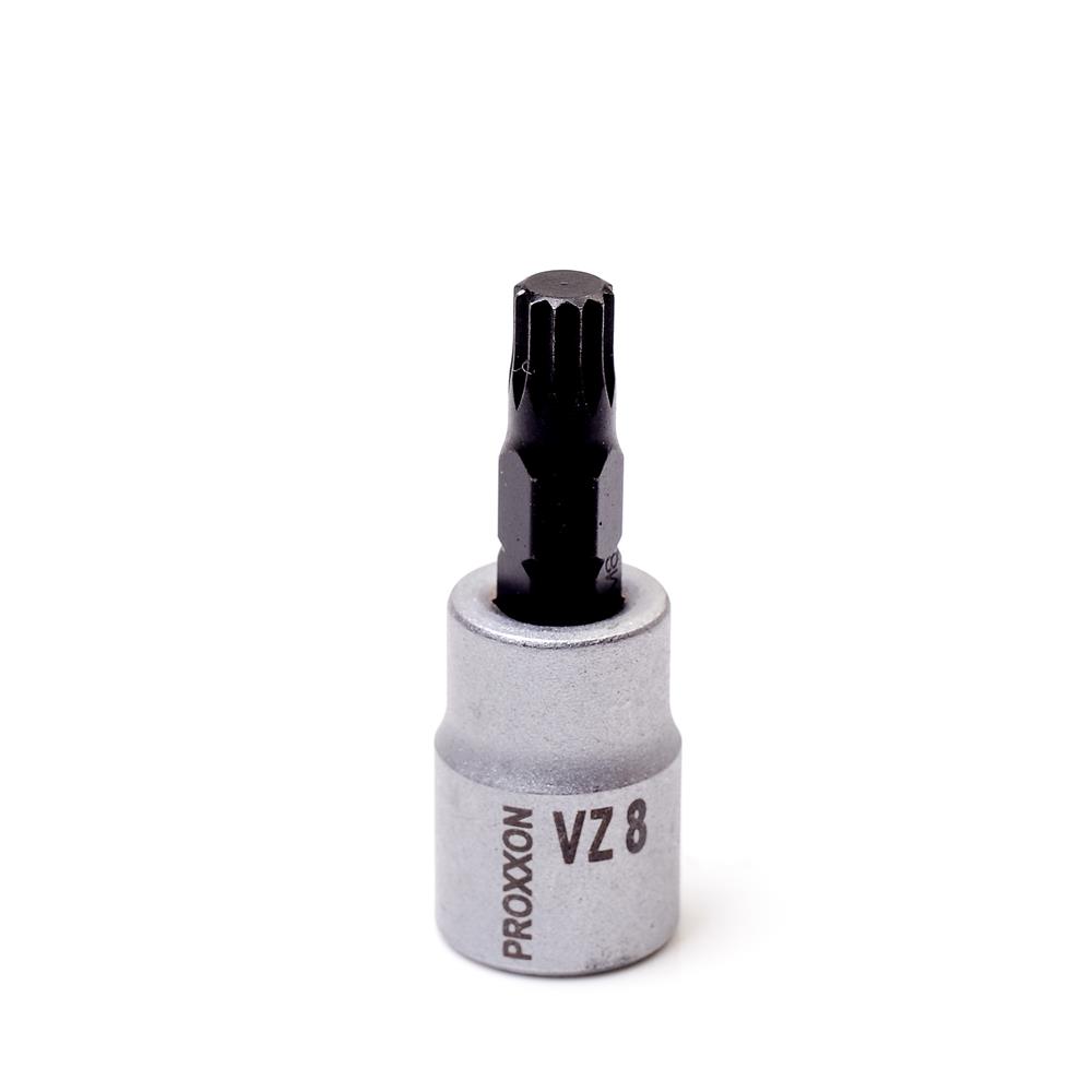 Proxxon 23631 3/8" Vielzahn-Einsatz VZ 8, 50 mm