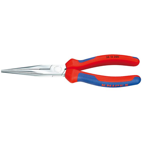 Knipex 26 15 200 SB Flachrundzange mit Schneide 