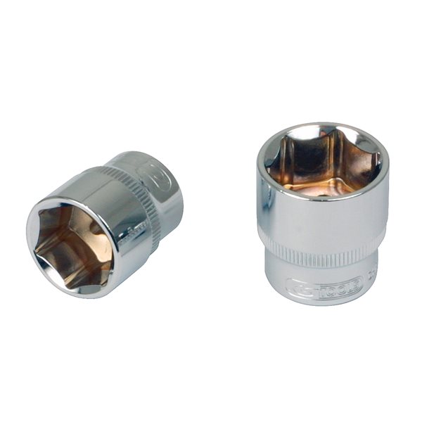 KS-Tools 918.3937 3/8" CHROME+ 6kant-Stecknuss,7 