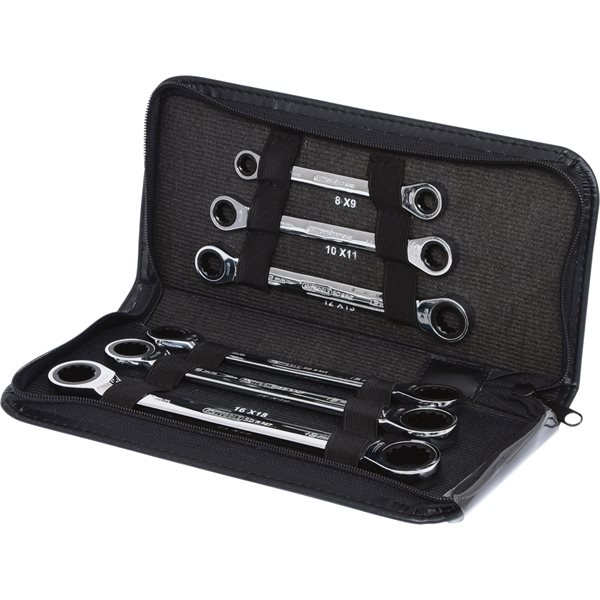 KS-Tools 503.4557 GEAR+ Doppelringschlüssel-Satz,6 