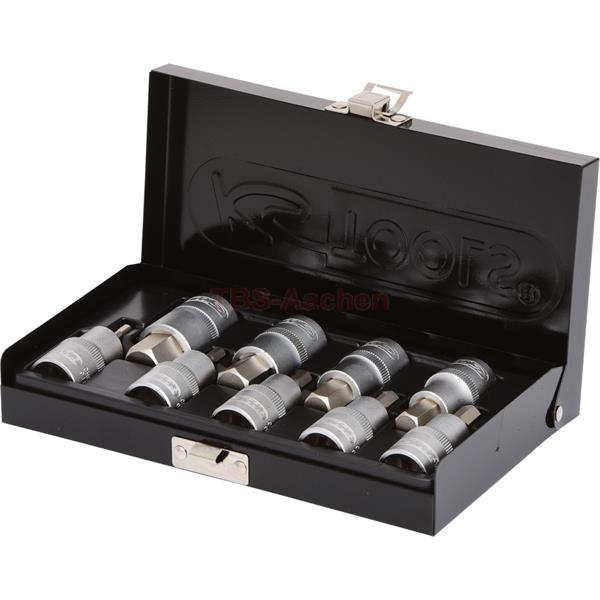 KS-Tools 911.1321 1/2" Bit-Stecknuss-Satz Innen6 