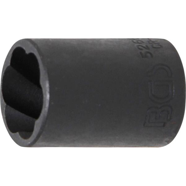 BGS 5266-17 Twist Socket (Spiral Profile) / Screw Extractor, 12.5 mm (1/2") Drive, 17 mm