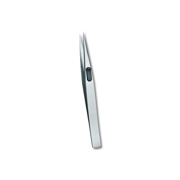 Gedore 722-1 Precision tweezers, flat, satin non-g lare finish