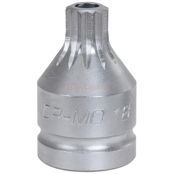 KS-Tools 515.0012 3/4" Kraft-Bit-Stecknuss XZN,k 