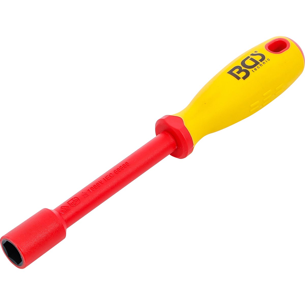 BGS 71094 VDE Socket Screwdriver, Hexagon, 14 mm, Blade Length 125 mm