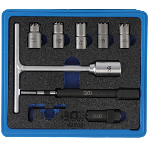 BGS 62604 Injector Sealing Surfaces Cutter Set, 9 pcs.