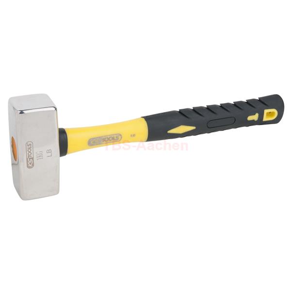 KS-Tools 964.2002 EDELSTAHL Fäustel mit Fiberglass tiel, 900g