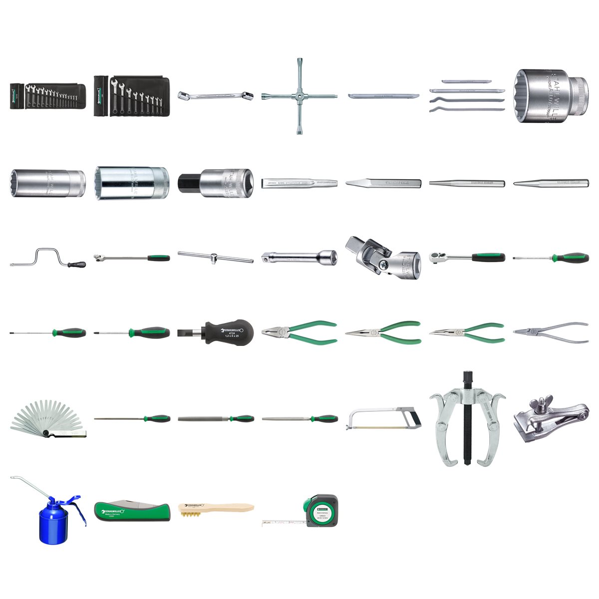 Stahlwille 802N Großer Werkstattsatz 129-teilig