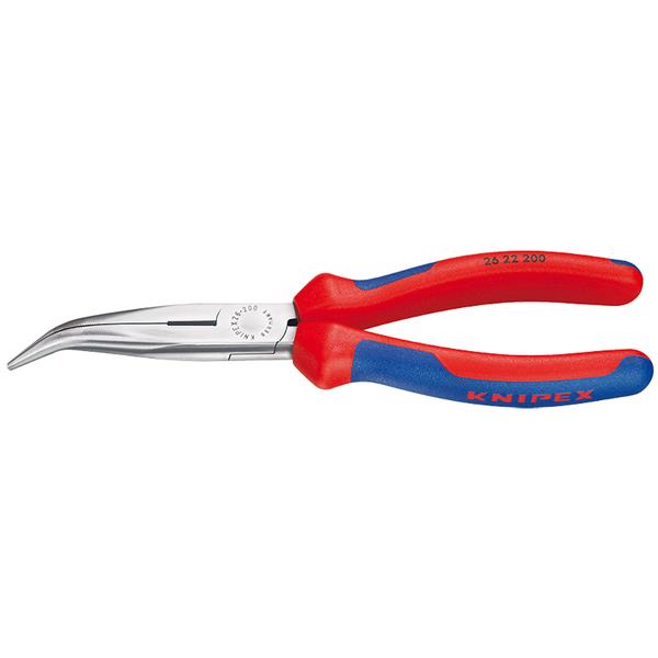 Knipex 26 22 200 SB Flachrundzange mit Schneide 