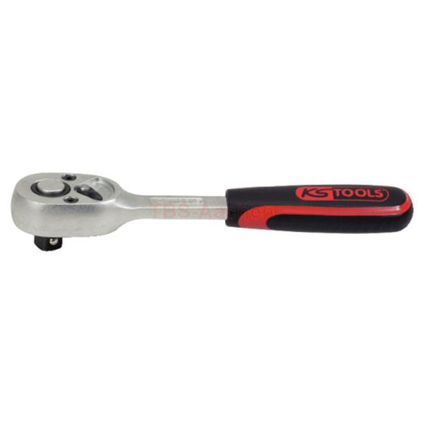 KS-Tools 911.1510 Mini-reversible ratchet, 1/4", 7 2 teeth