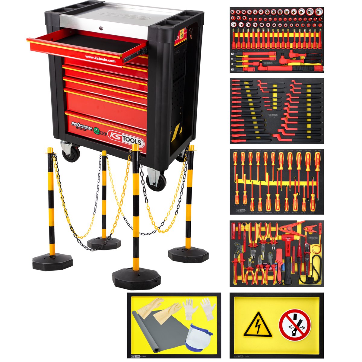 KS-Tools 117.6155 PERFORMANCEplus Werkstattwagen e 