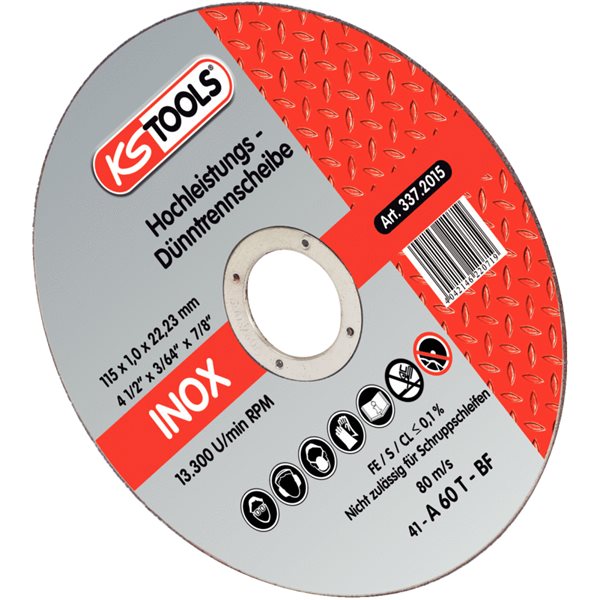 KS-Tools 337.2015 Hochleistungs-Dünntrennscheibe, 