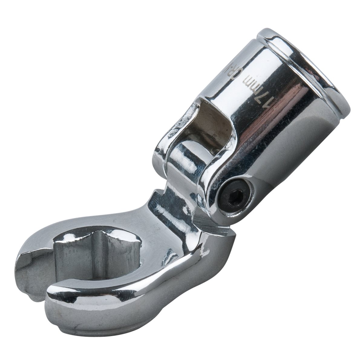 KS-Tools 911.1717 3/8" Gelenk-Ringschlüssel-Steckn uss, SW19