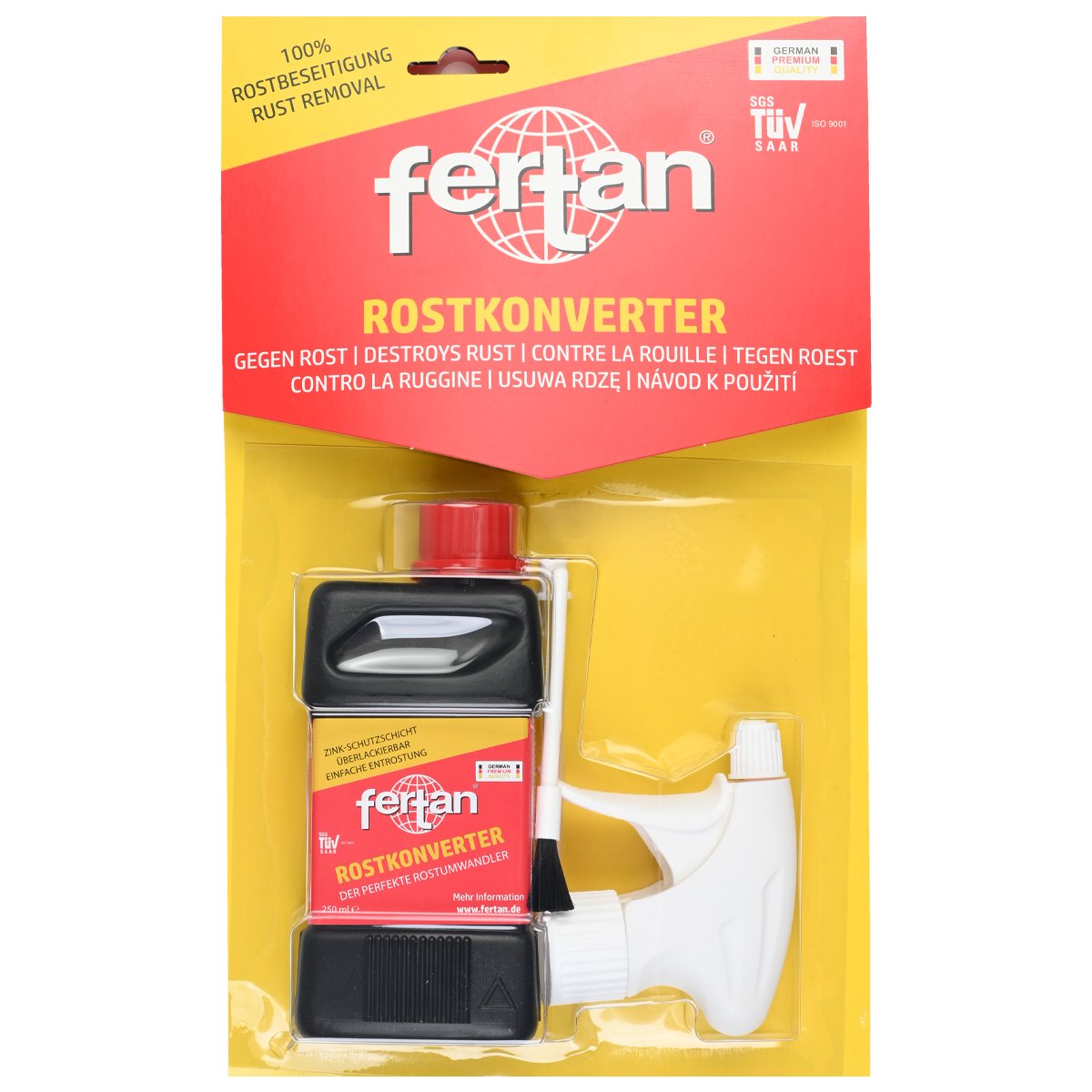 Fertan Rust Converter with spray gun, 250 ml 