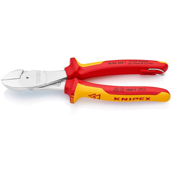 Knipex 74 06 200 T BK Kraft-Seitenschneider m. Bef