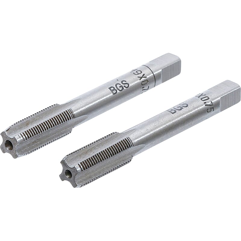 BGS 1900-M9X0.75-B Tap Set, Starter & Plug Tap, M9 x 0.75 mm, 2 pcs.