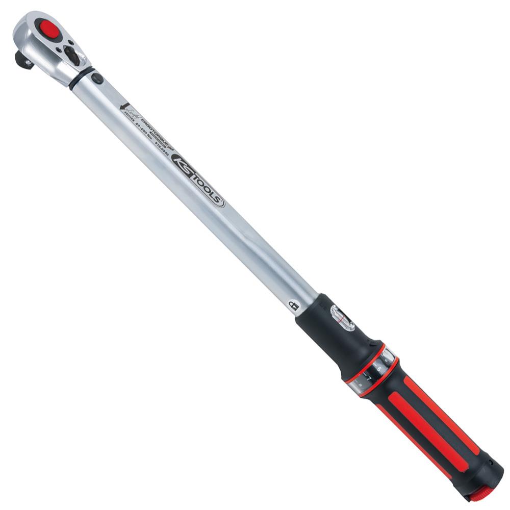 KS-Tools 516.6542 1/2" torque wrench 40-200 Nm with reversible ratchet head, ERGOTORQUE®precision