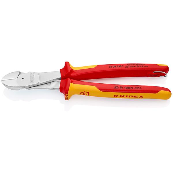 Knipex 74 06 250 T Kraft-Seitenschneider m. Befest