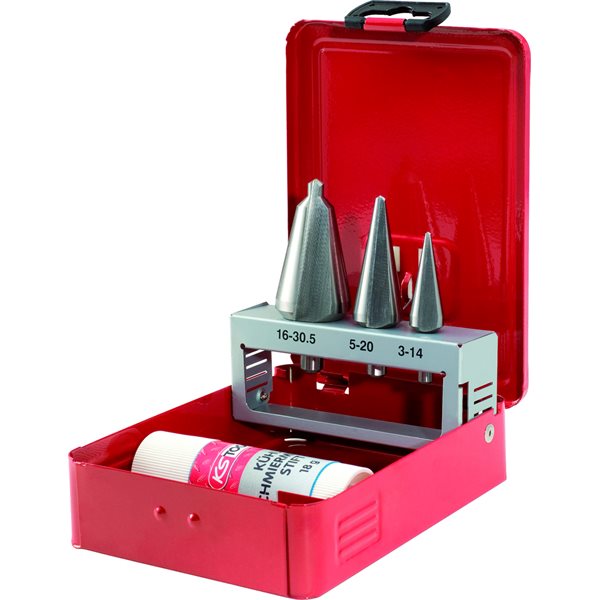 KS-Tools 336.0503 HSS Blechschälbohrer-Satz,4-tlg. 