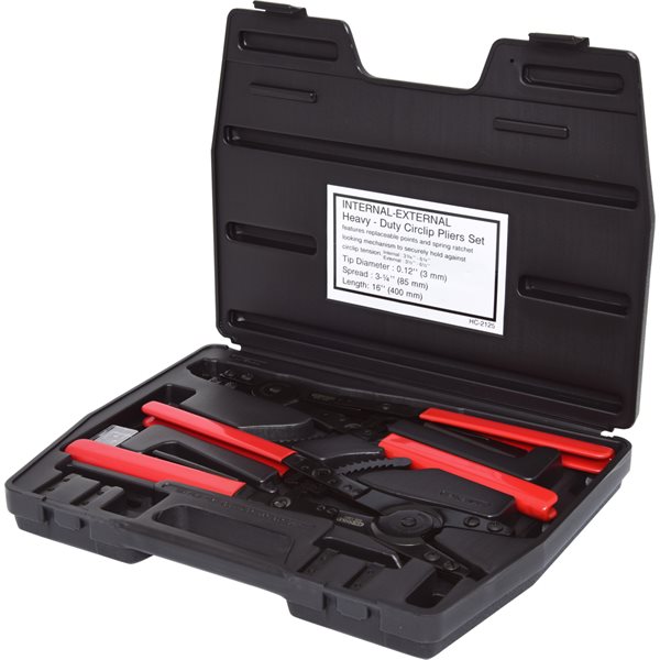 KS-Tools 500.1300 Seegeringzangen-Satz m.Ratschenf 