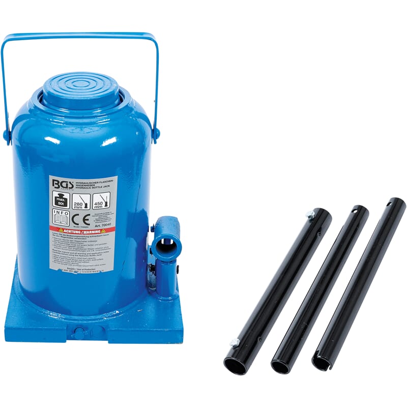 BGS 70040 Hydraulic Bottle Jack, 50 t 