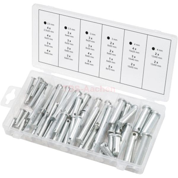 KS-Tools 970.0210 Security bolts assortment, Ø 5-1 2mm, 21 sizes, 60 pcs