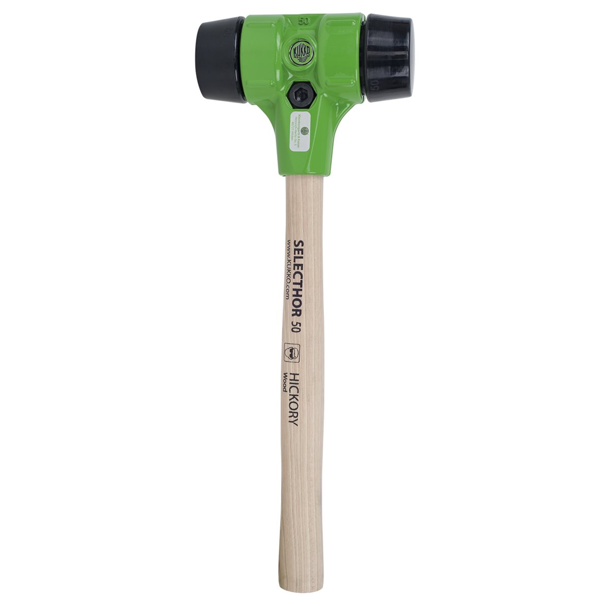 Kukko 3-050111-GU-GU-1 Schonhammer Selecthor Rücks chlagfrei Ø50Mm Gummi