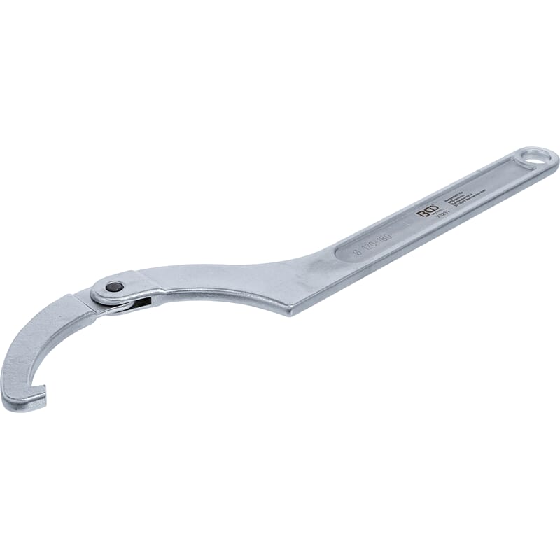 BGS 73231 Adjustable Hook Wrench with Nose, 120 - 180 mm