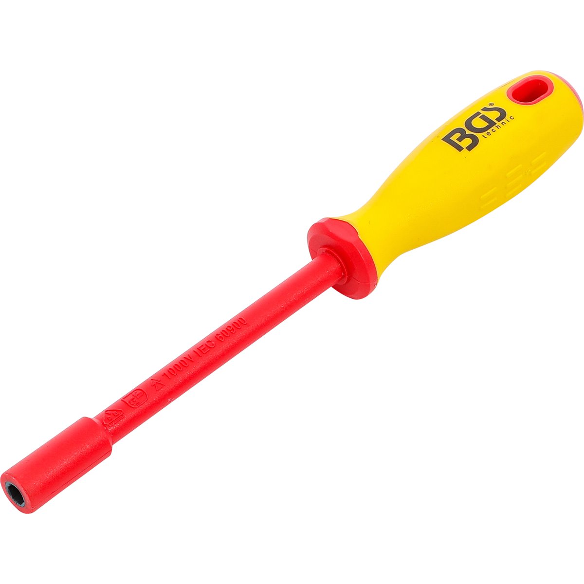 BGS 71086 VDE Socket Screwdriver, Hexagon, 6 mm, B lade Length 125 mm