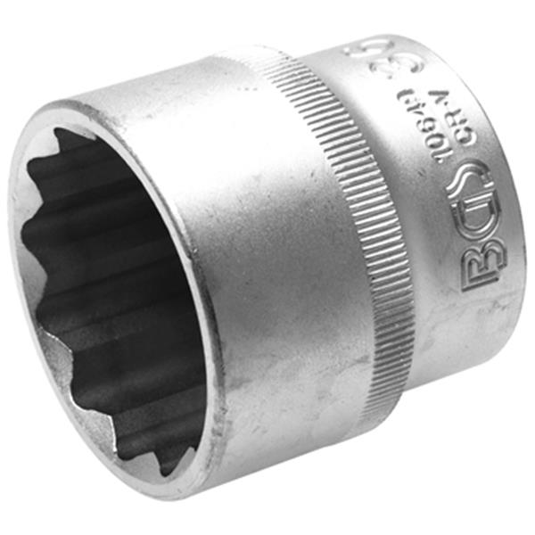 BGS 10649 Socket, 12-point, 12.5 mm (1/2") Drive, 36 mm