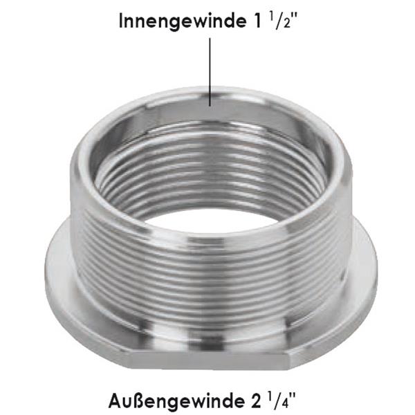 Vigor V2851 Adapter 2.1/2" -14UNS (KLANN) - 1.1/2" 