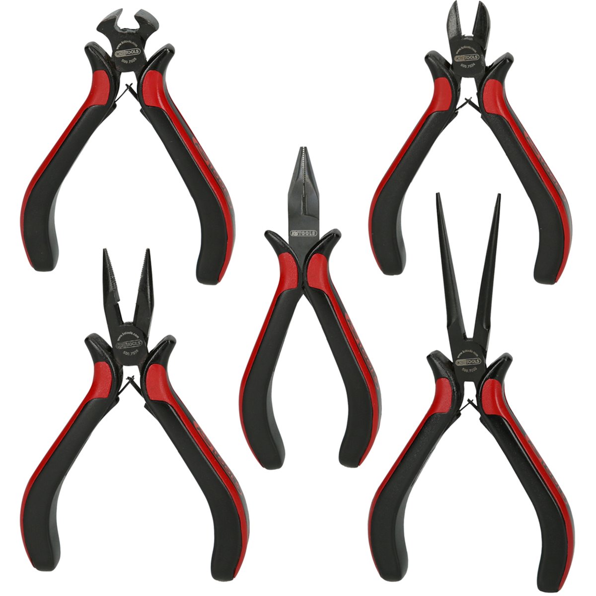 KS-Tools 500.7020 Precision pliers set, 5 pcs 