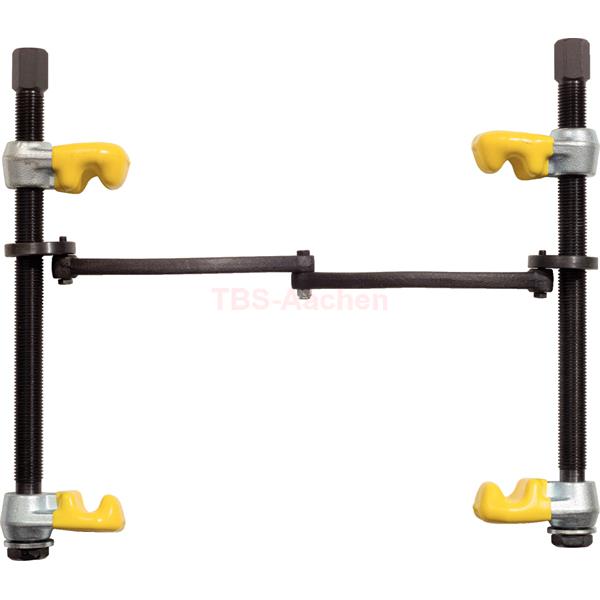KS-Tools 670.0031 Coil spring compressor with safe ty latch and plastic coated hook, 240mm
