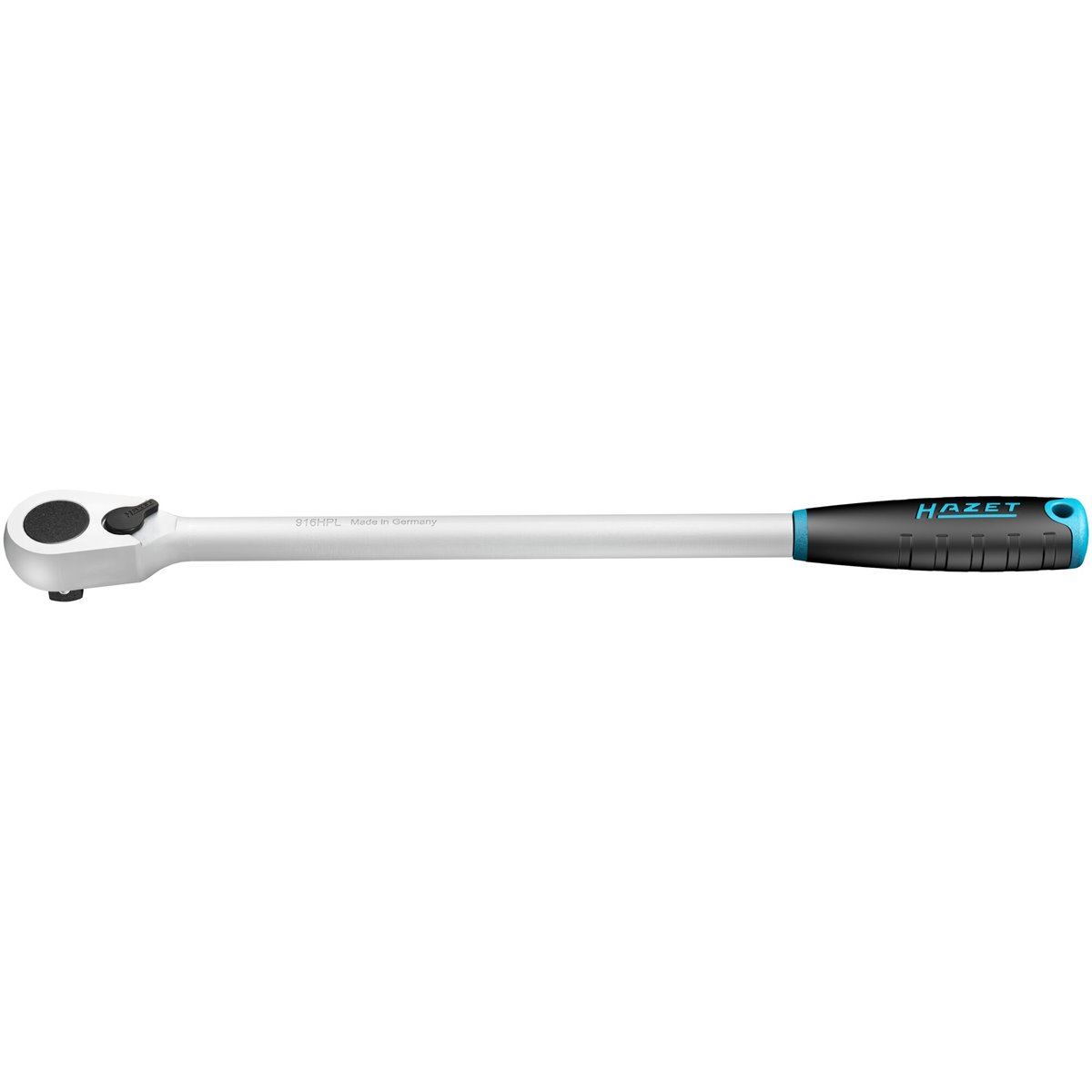 Hazet 916HPL HiPer fine-tooth rev. ratchet 1/2" 1000 Nm, 90 teeth, extra long 415 mm