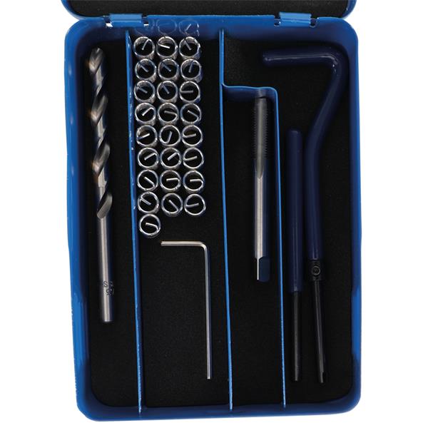 BGS 9431 Thread Repair Kit, M7 x 1.0 mm, 29 pcs. 