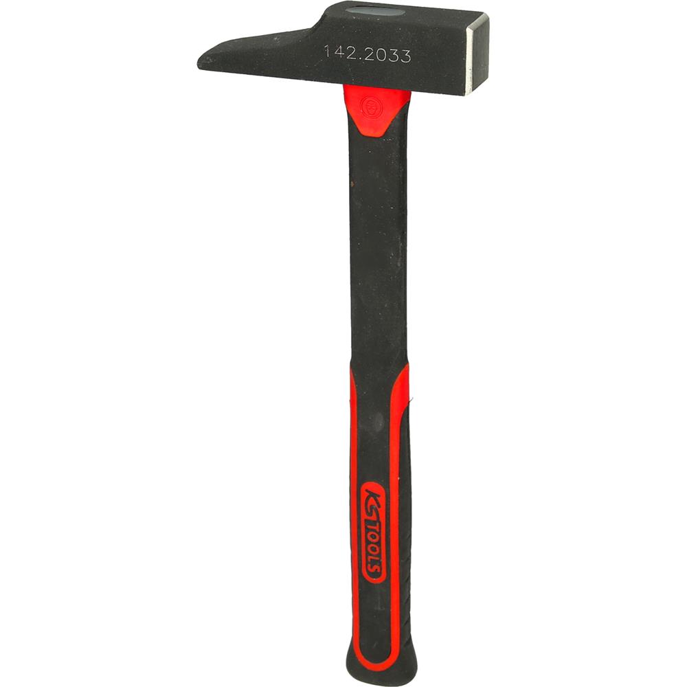 KS-Tools 142.2033 Schreinerhammer m.Fiberglasstiel 