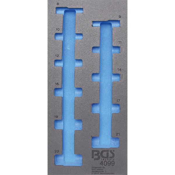 BGS 4099-1 Werkstattwageneinlage 1/3, leer, für Ar t. 4099