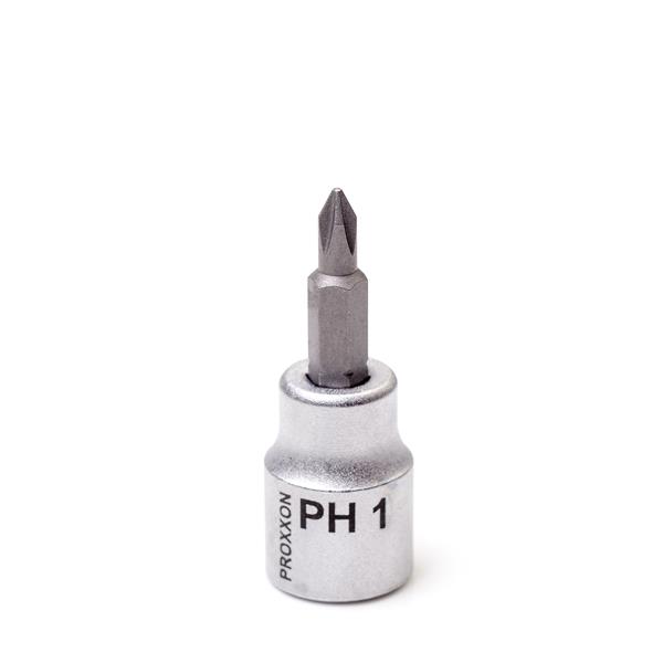 Proxxon 23594 Phillips screwdriver bits 3/8", PH 1 