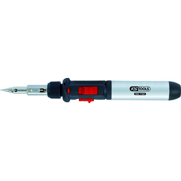 KS-Tools 960.1161 Gaslötkolben mit Piezzozündung 