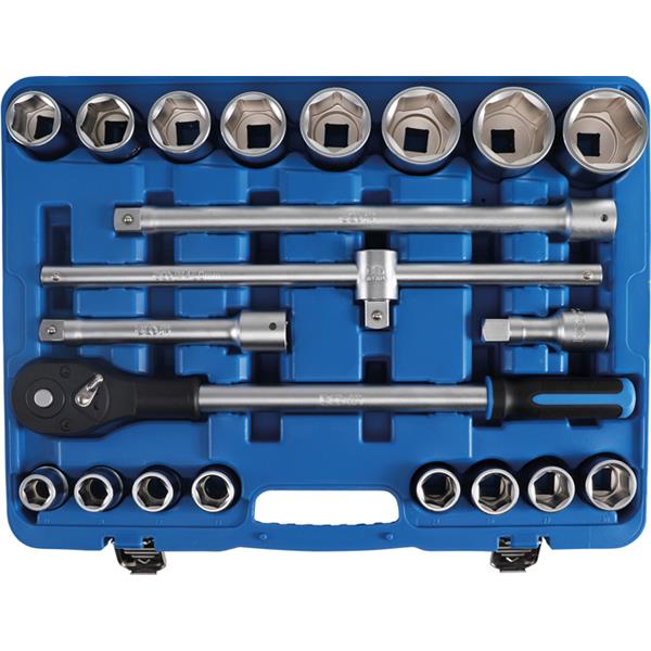 BGS 1207 Socket Set, 20 mm (3/4") Drive, 21 pcs. 