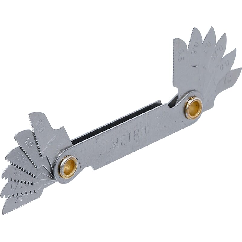 BGS 71039-12 Screwpitch Gauge, 12 Blades, Metric 0 .5 - 1.75 mm