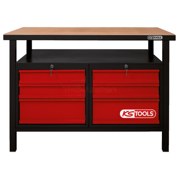 KS-Tools 865.0004 Werkbank m.6 Schubladen 