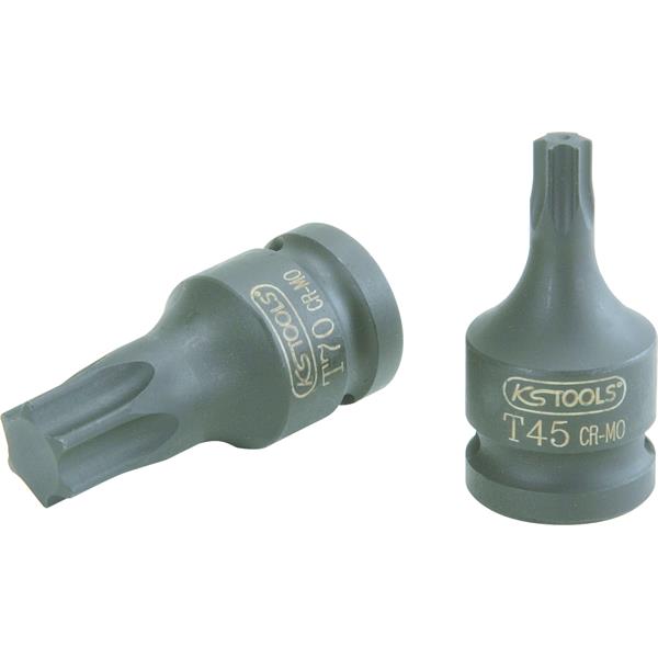 KS-Tools 911.0924 1/2" Impact socket for Torx scre ws, short, T50